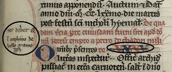 Cartulaire blanc, tome 1 (LL1157), page 475, extrait : voir l’image entière